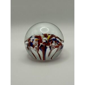Bart Zimmerman‎ Art Glass Paperweight , multicolored 2004 B1